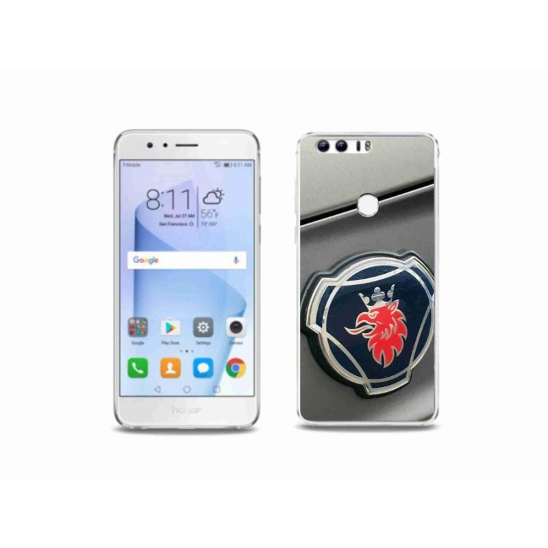 Gelový kryt mmCase na mobil Honor 8 - znak 2