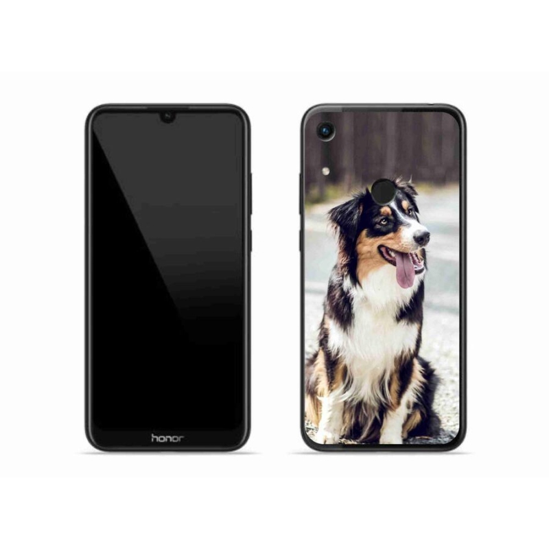 Gelový kryt mmCase na mobil Honor 8A - australský ovčák
