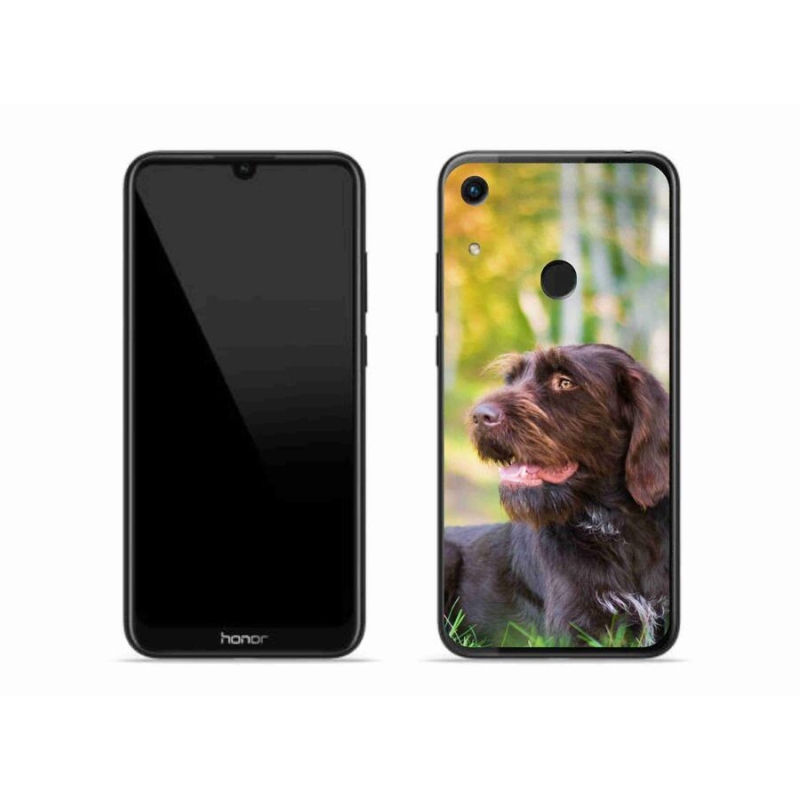 Gelový kryt mmCase na mobil Honor 8A - český fousek