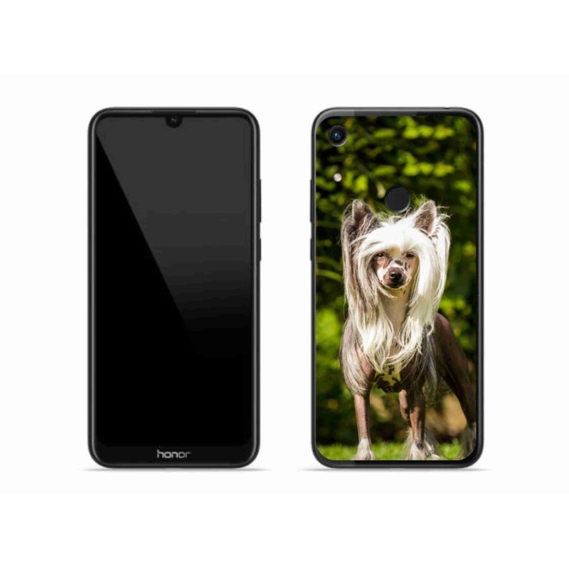 Gelový kryt mmCase na mobil Honor 8A - čínský chocholatý pes