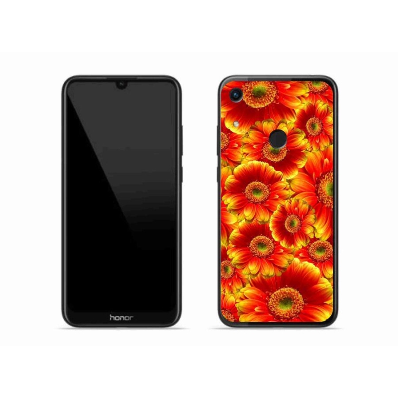 Gelový kryt mmCase na mobil Honor 8A - gerbera 1