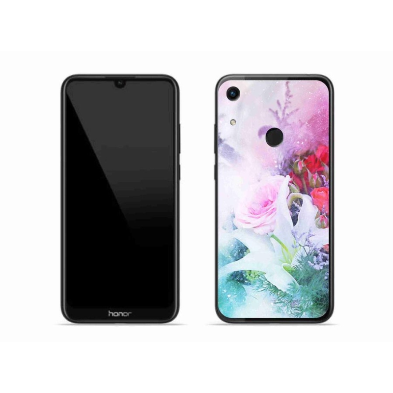 Gelový kryt mmCase na mobil Honor 8A - květiny 4