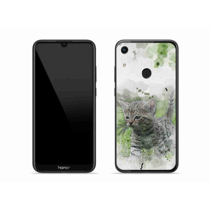 Gelový kryt mmCase na mobil Honor 8A - roztomilé kotě 1