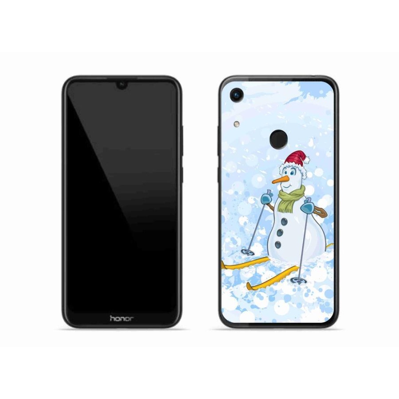Gelový kryt mmCase na mobil Honor 8A - sněhulák