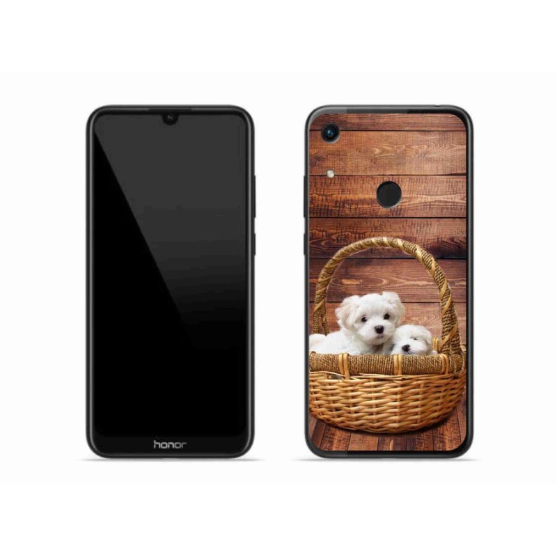 Gelový kryt mmCase na mobil Honor 8A - štěňátka