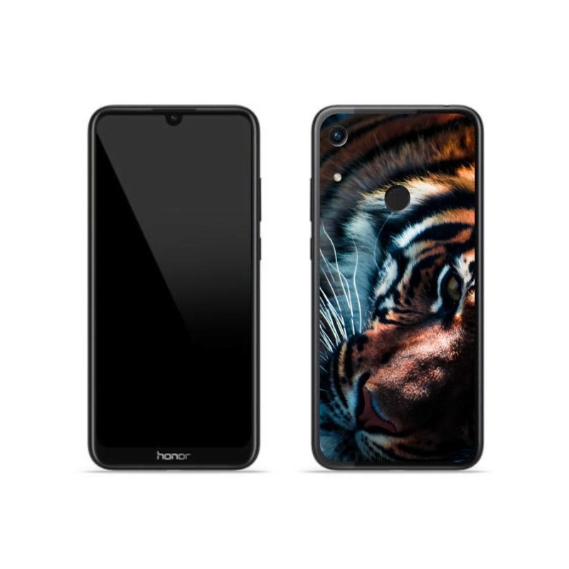 Gelový kryt mmCase na mobil Honor 8A - tygří pohled