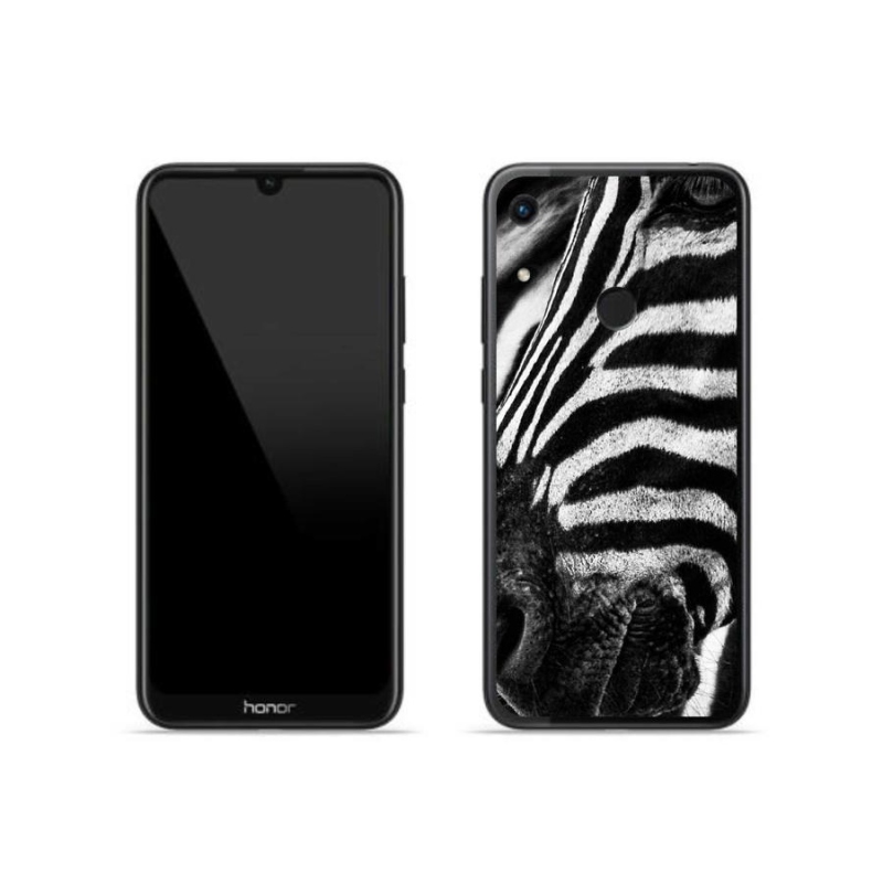 Gelový kryt mmCase na mobil Honor 8A - zebra