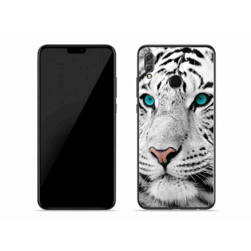 Gelový kryt mmCase na mobil Honor 8X - bílý tygr