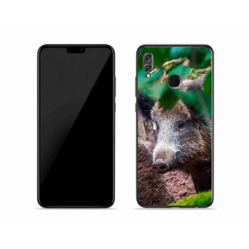 Gelový kryt mmCase na mobil Honor 8X - divoké prase