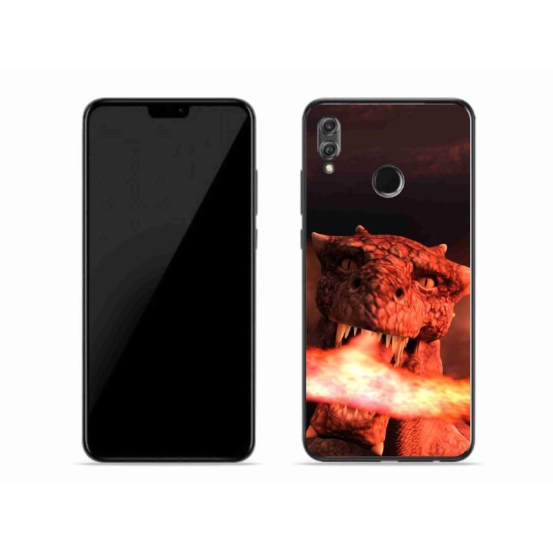 Gelový kryt mmCase na mobil Honor 8X - drak