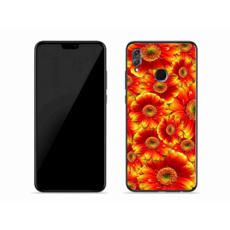 Gelový kryt mmCase na mobil Honor 8X - gerbera 1