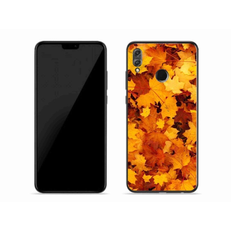 Gelový kryt mmCase na mobil Honor 8X - javorové listy