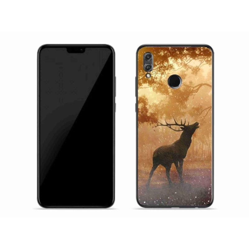 Gelový kryt mmCase na mobil Honor 8X - jelen v říji