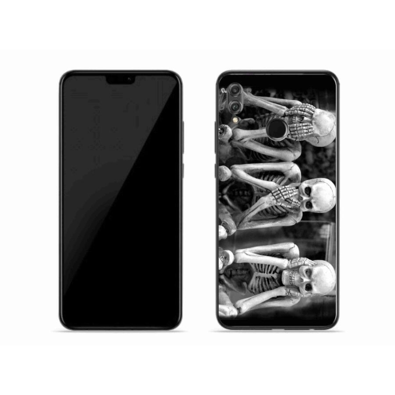 Gelový kryt mmCase na mobil Honor 8X - kostlivci