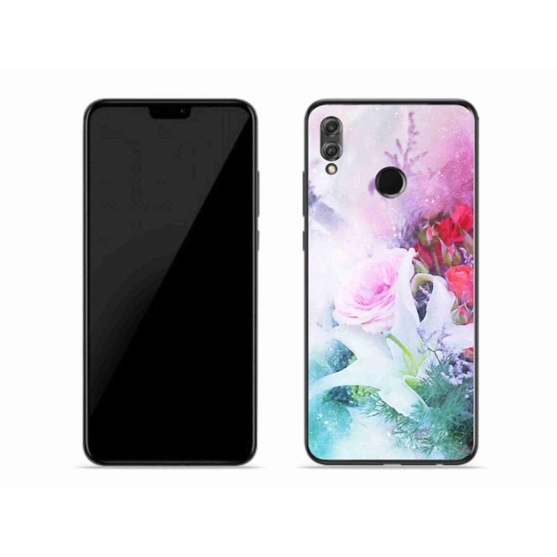 Gelový kryt mmCase na mobil Honor 8X - květiny 4