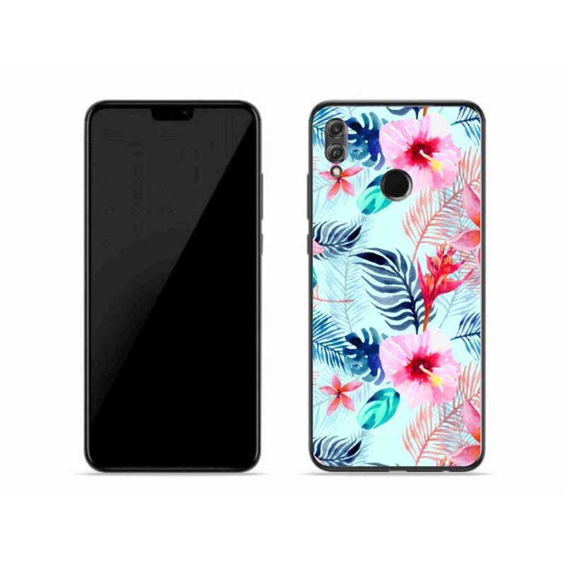 Gelový kryt mmCase na mobil Honor 8X - květiny