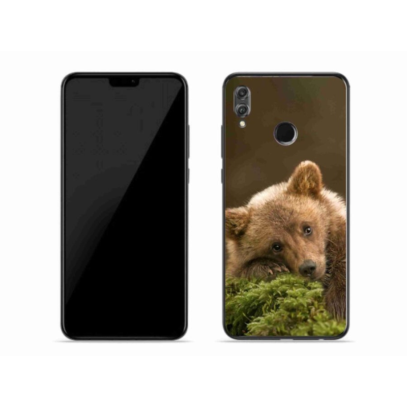 Gelový kryt mmCase na mobil Honor 8X - medvěd