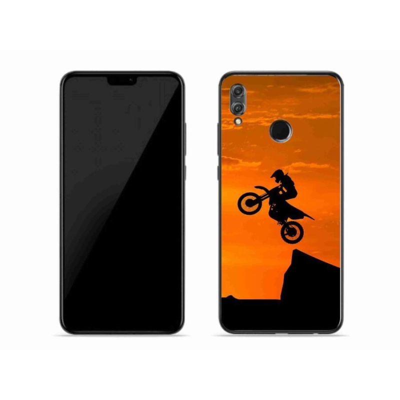Gelový kryt mmCase na mobil Honor 8X - motocross
