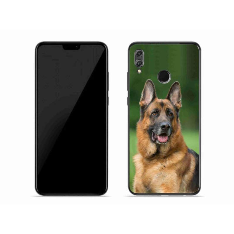 Gelový kryt mmCase na mobil Honor 8X - německý ovčák