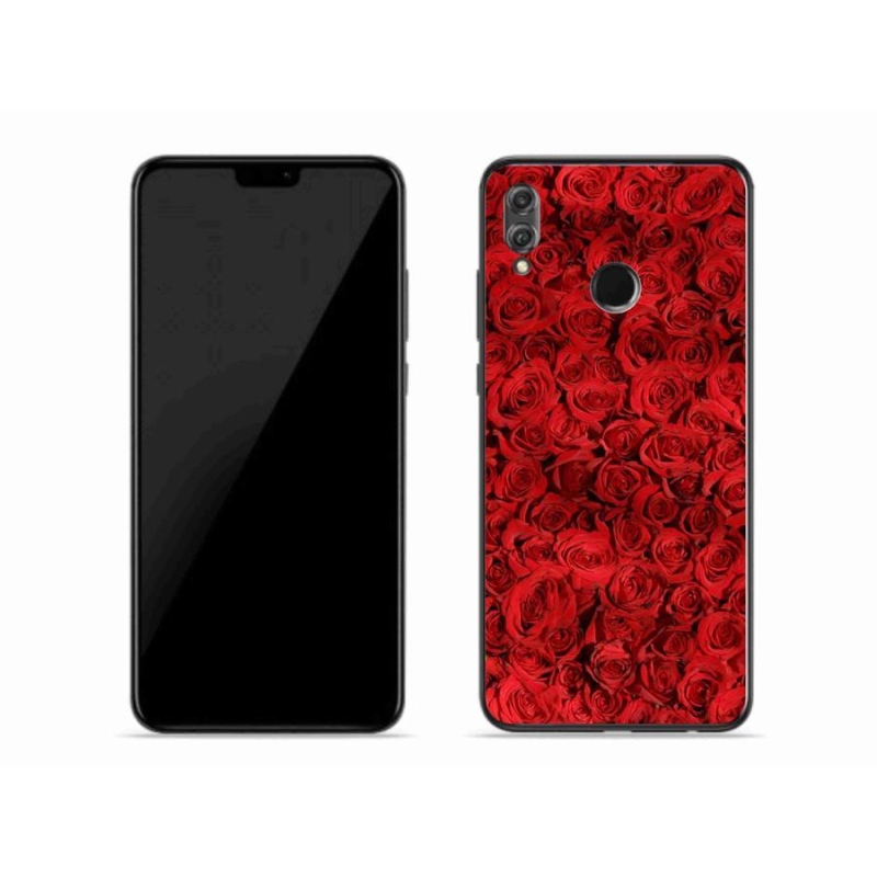 Gelový kryt mmCase na mobil Honor 8X - růže