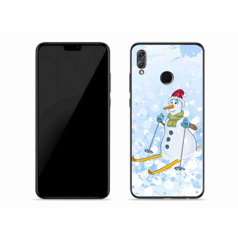 Gelový kryt mmCase na mobil Honor 8X - sněhulák
