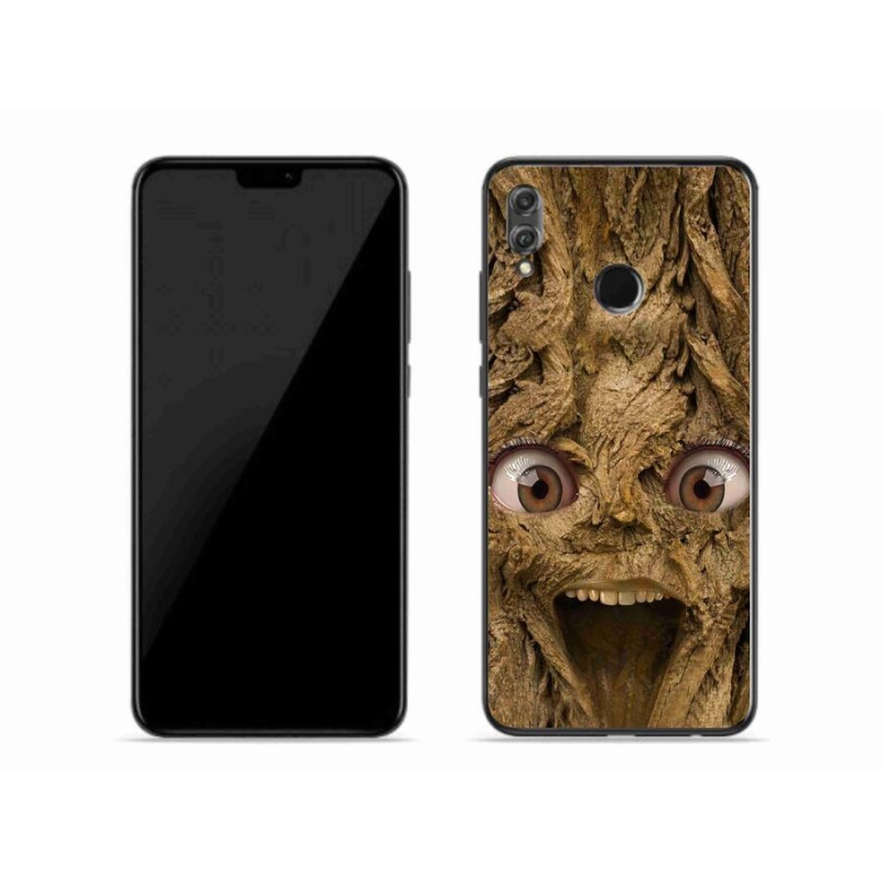 Gelový kryt mmCase na mobil Honor 8X - veselý strom s očima