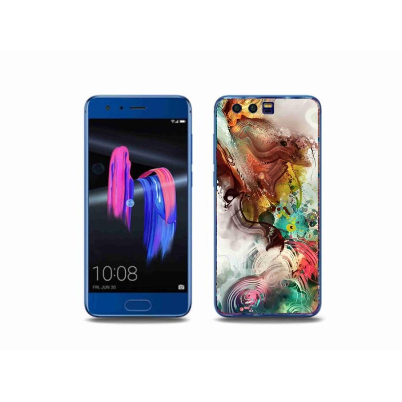 Gelový kryt mmCase na mobil Honor 9 - abstrakt 1