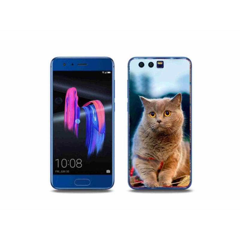 Gelový kryt mmCase na mobil Honor 9 - britská modrá 2