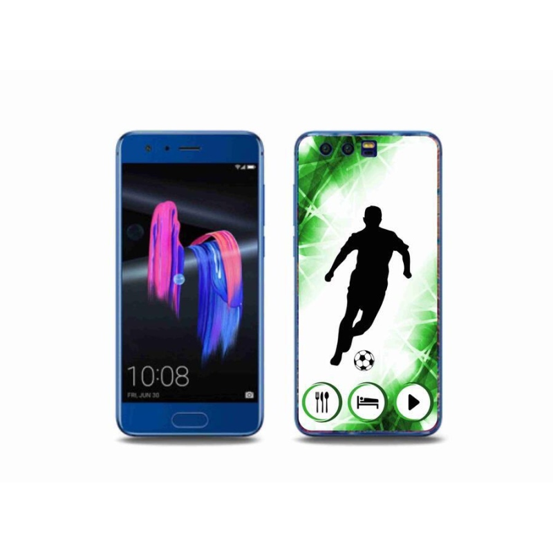 Gelový kryt mmCase na mobil Honor 9 - fotbalista