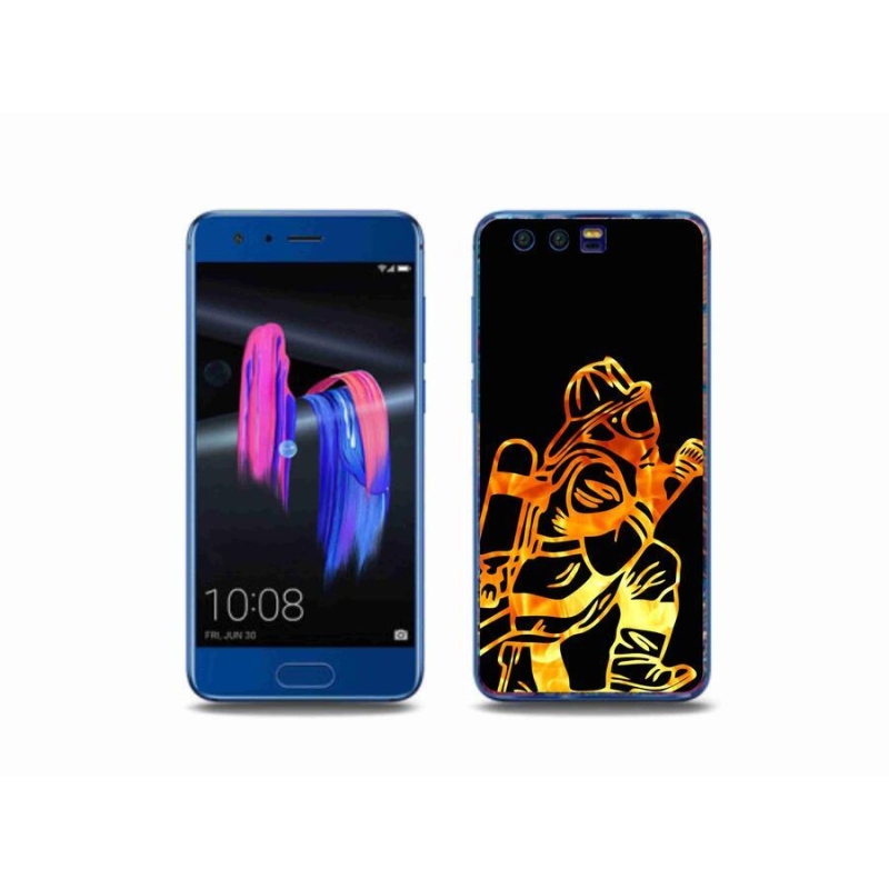 Gelový kryt mmCase na mobil Honor 9 - hasič 1