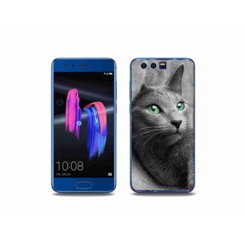 Gelový kryt mmCase na mobil Honor 9 - kočka 2