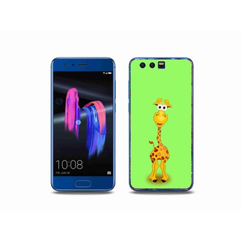 Gelový kryt mmCase na mobil Honor 9 - kreslená žirafa