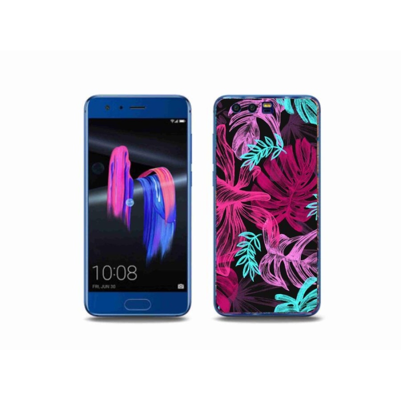 Gelový kryt mmCase na mobil Honor 9 - květiny 1