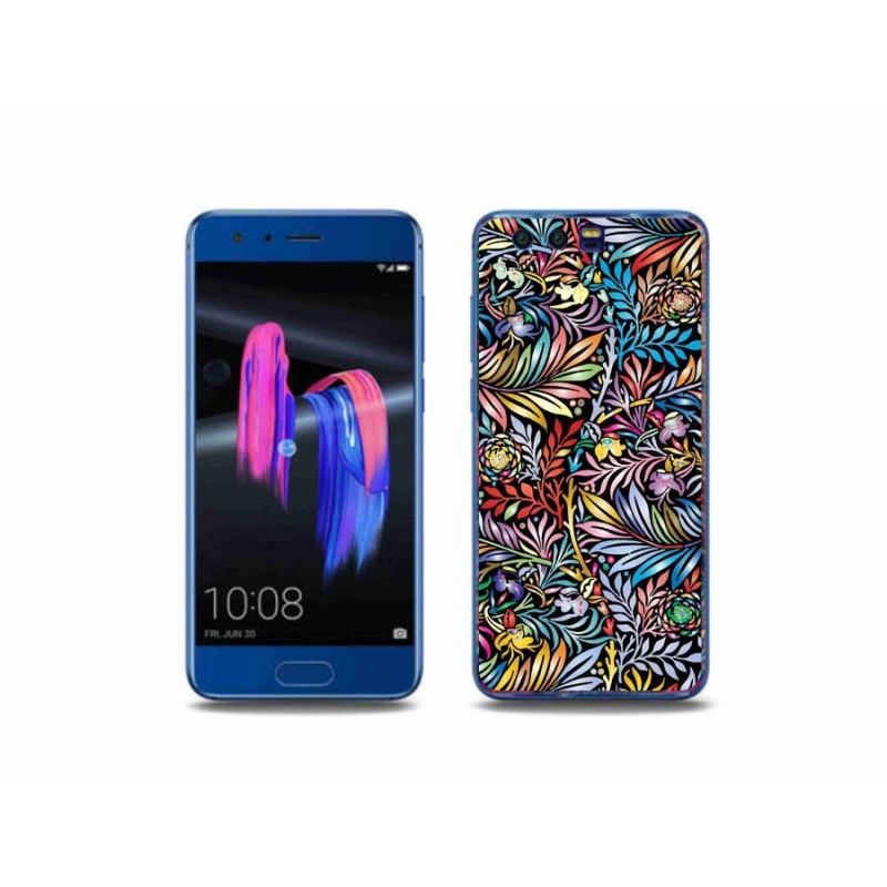 Gelový kryt mmCase na mobil Honor 9 - květiny 5
