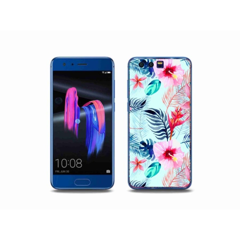 Gelový kryt mmCase na mobil Honor 9 - květiny