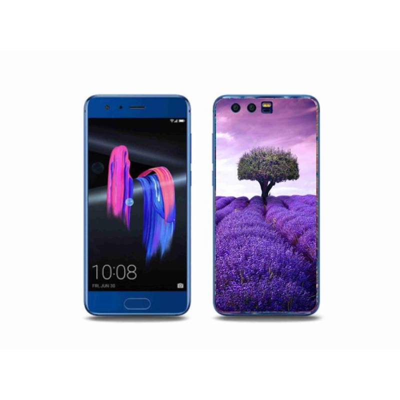 Gelový kryt mmCase na mobil Honor 9 - levandulová louka