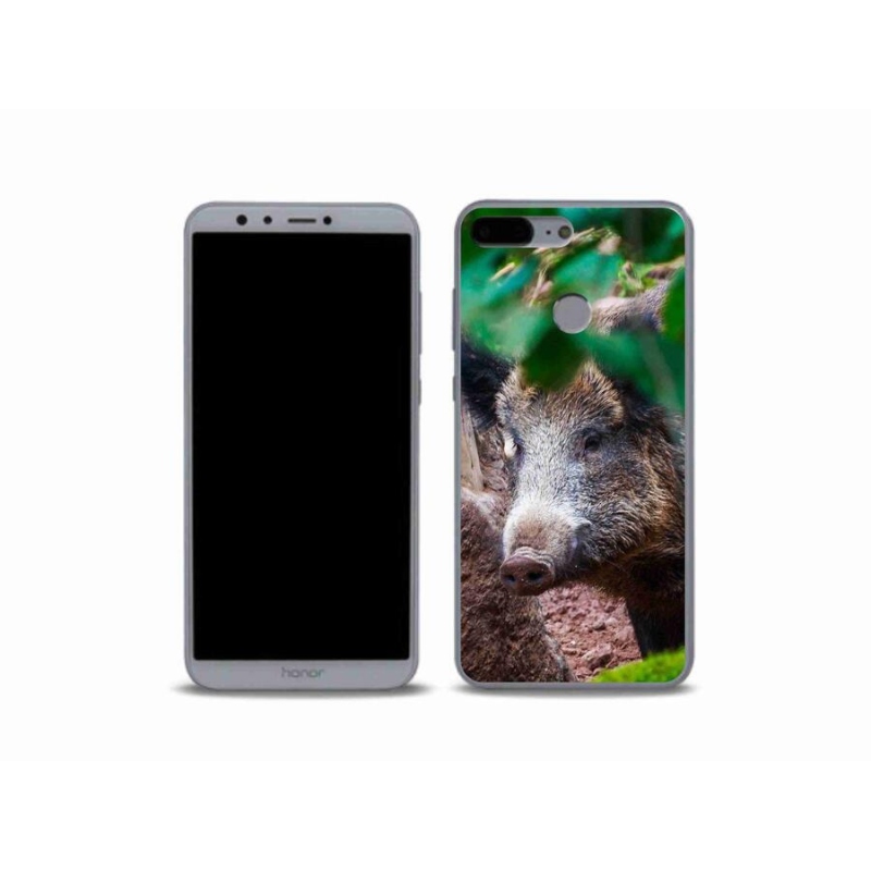 Gelový kryt mmCase na mobil Honor 9 Lite - divoké prase