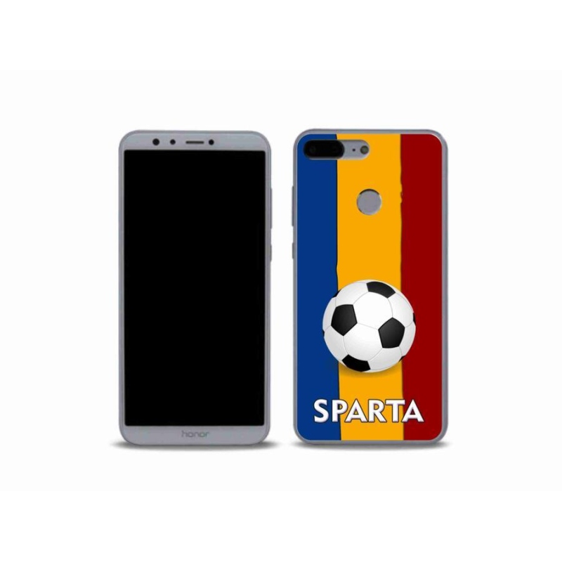 Gelový kryt mmCase na mobil Honor 9 Lite - fotbal 1