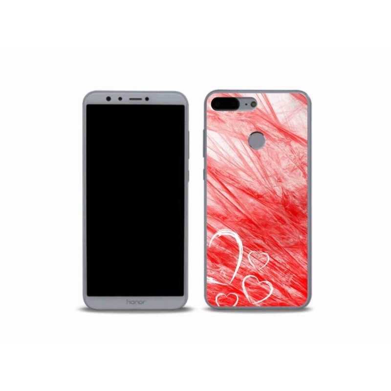 Gelový kryt mmCase na mobil Honor 9 Lite - heart