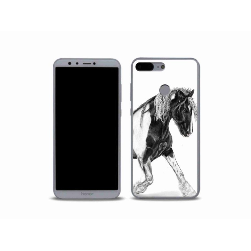 Gelový kryt mmCase na mobil Honor 9 Lite - kůň