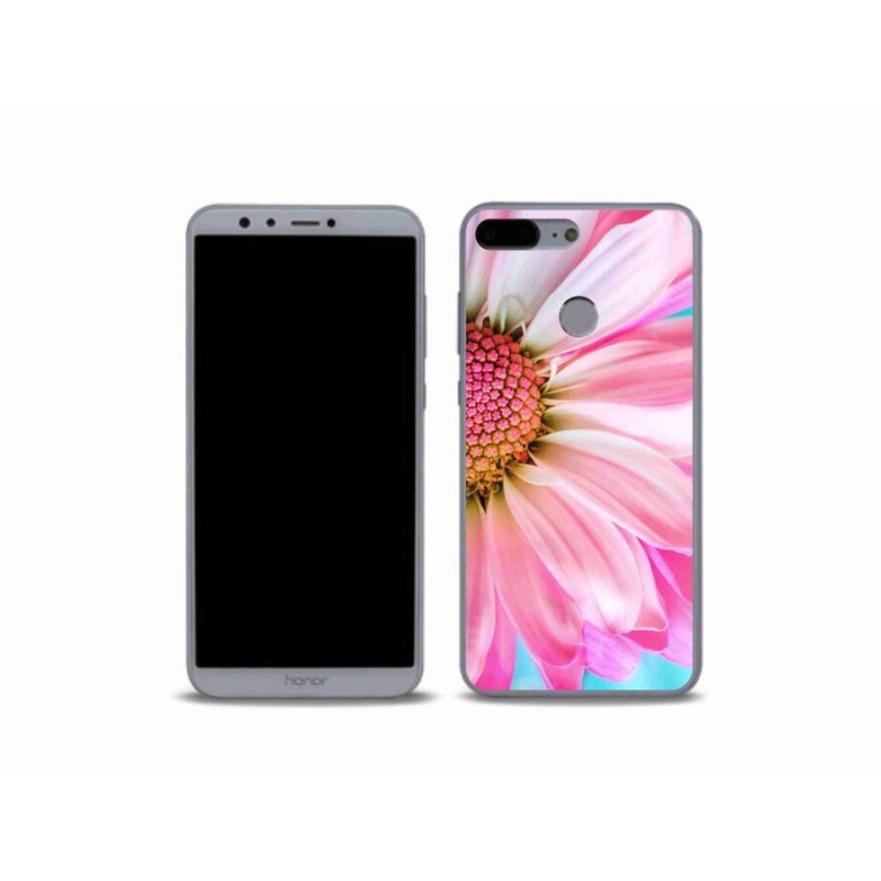 Gelový kryt mmCase na mobil Honor 9 Lite - růžová květina