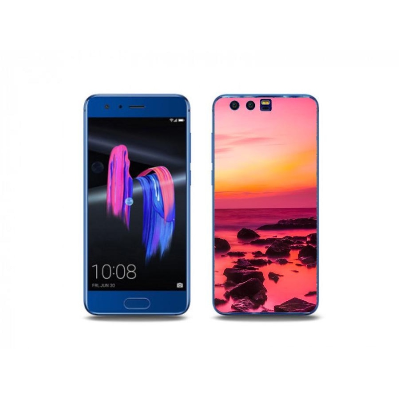 Gelový kryt mmCase na mobil Honor 9 - moře a záře