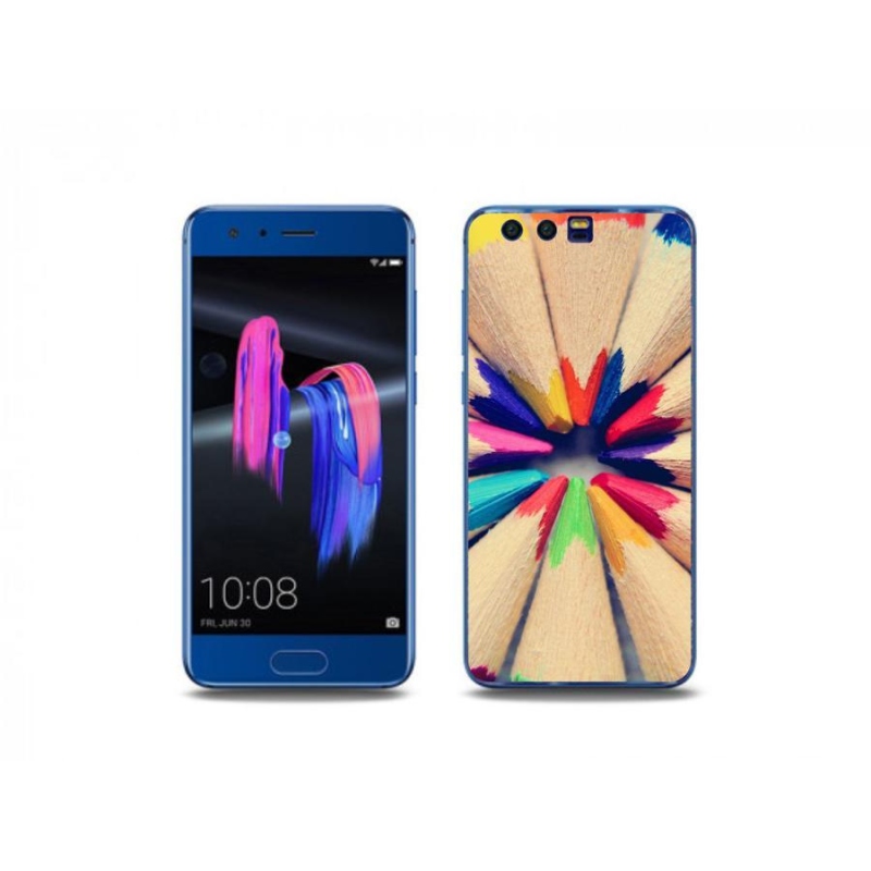 Gelový kryt mmCase na mobil Honor 9 - pastelky