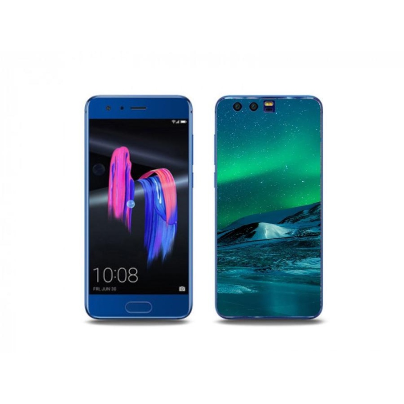 Gelový kryt mmCase na mobil Honor 9 - polární záře