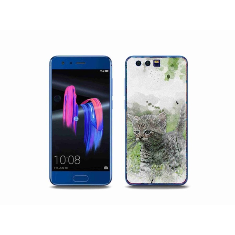 Gelový kryt mmCase na mobil Honor 9 - roztomilé kotě 1