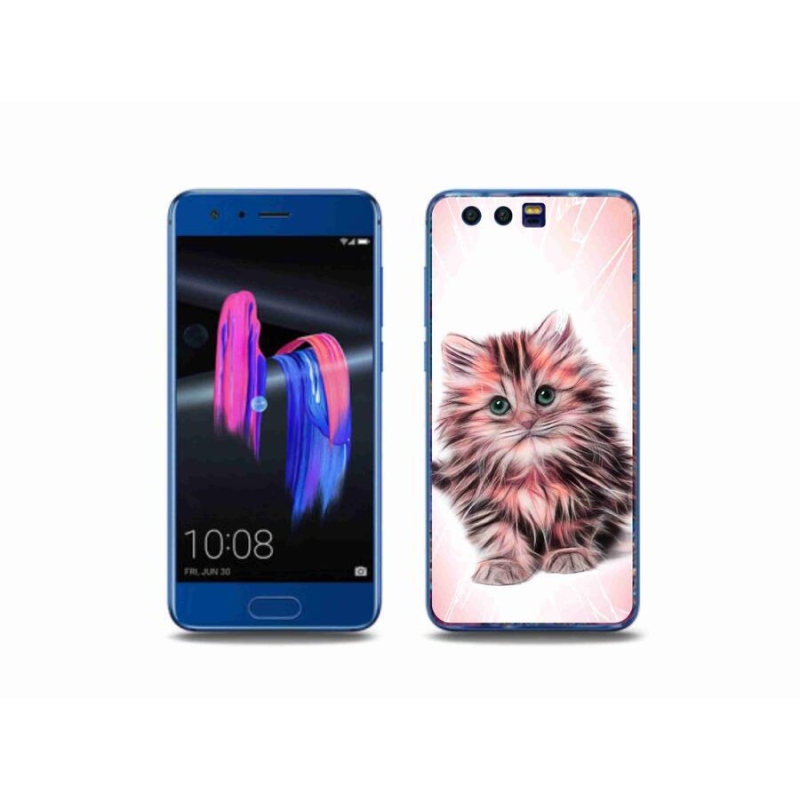 Gelový kryt mmCase na mobil Honor 9 - roztomilé kotě