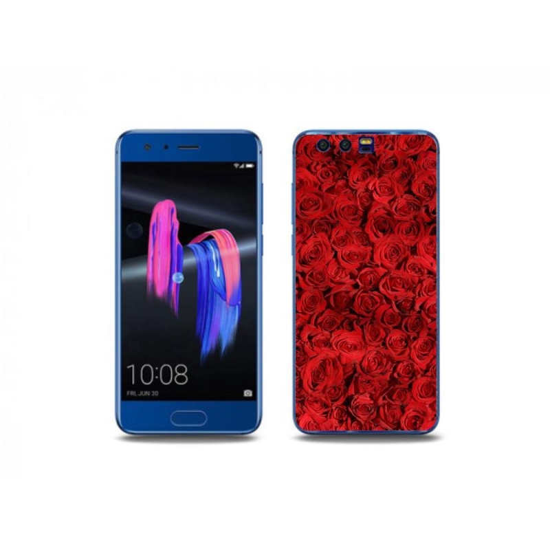 Gelový kryt mmCase na mobil Honor 9 - růže