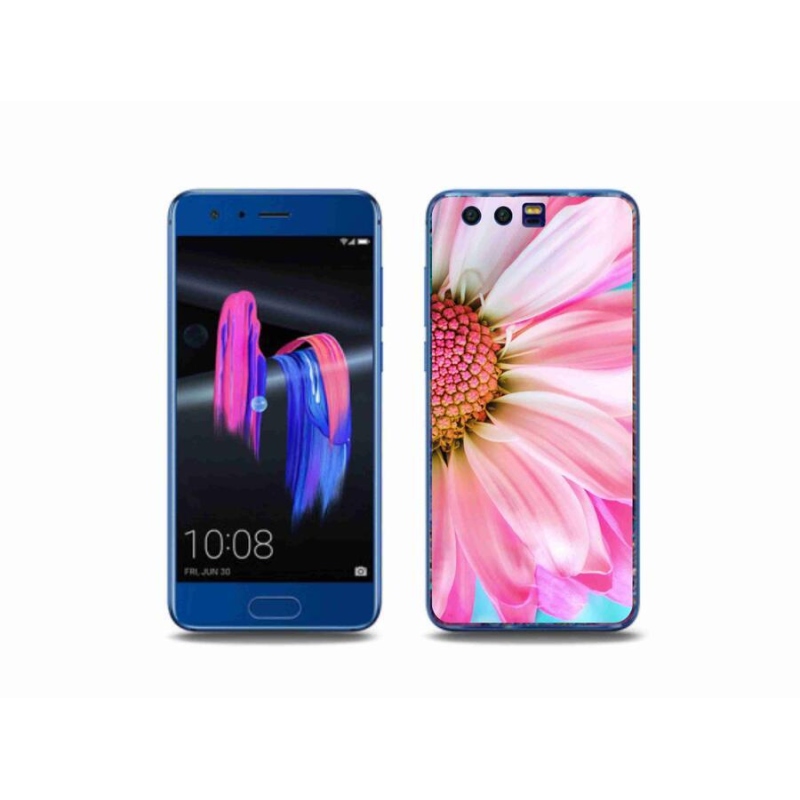 Gelový kryt mmCase na mobil Honor 9 - růžová květina