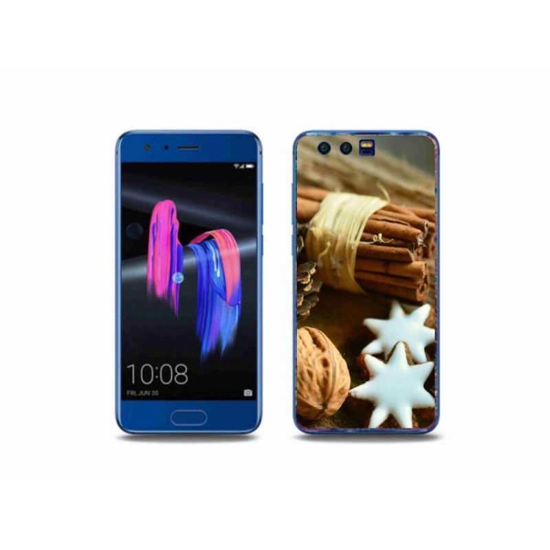 Gelový kryt mmCase na mobil Honor 9 - skořice a perníčky