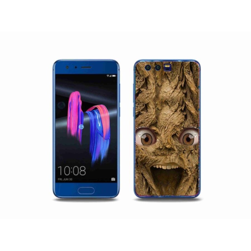 Gelový kryt mmCase na mobil Honor 9 - veselý strom s očima